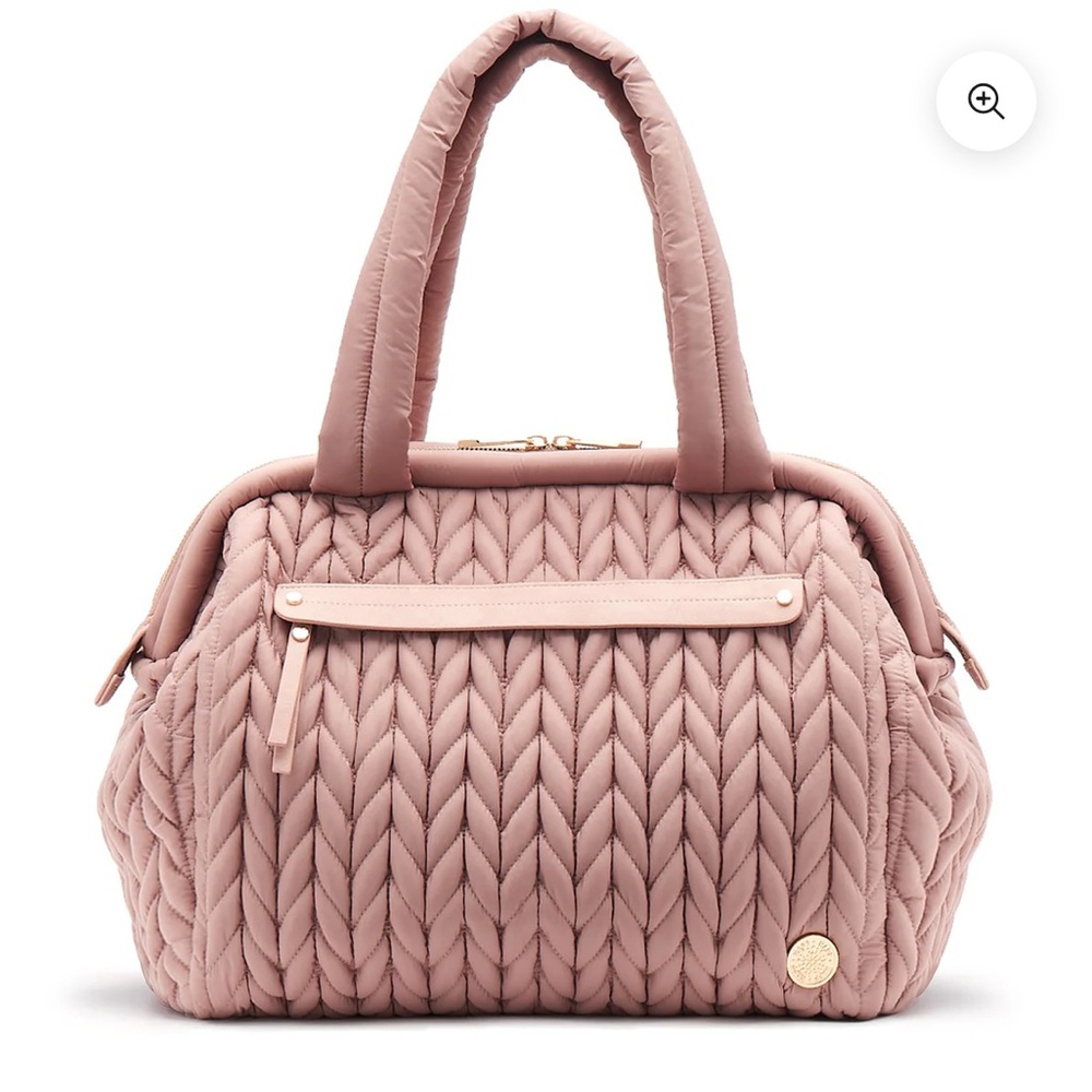 NWOT Paige Carryall Dusty Rose & Memory Foam Changing Pad